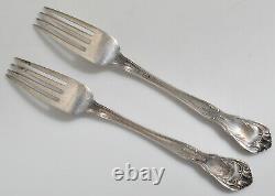 2 Alvin Chateau Rose Sterling Silver Fourches No Monogram