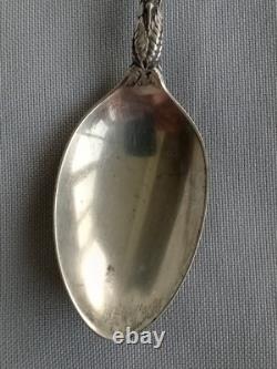 3 Cuillères à thé en argent sterling Alvin Bridal Rose rares