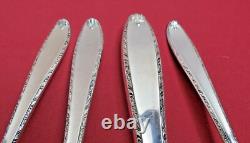 Alvin ARGENT STERLING CHARME DU SUD Service de 4 pièces Sans Monogrammes Multiples