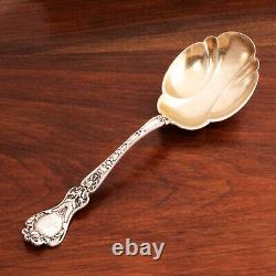 Alvin Argent Sterling Berry, cuillère de service pour casserole Nuremberg 1903 Monogramme M