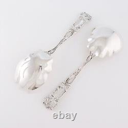 Alvin Art Nouveau Ensemble de service de salade en argent sterling Bridal Rose 1903