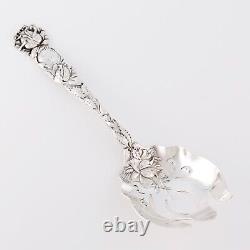Alvin Art Nouveau Ensemble de service de salade en argent sterling Bridal Rose 1903