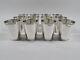 Alvin Mint Juleps S251 Set 12 Barware Julep Cups American Sterling Silver