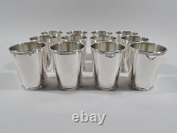 Alvin Mint Juleps S251 Set 12 Barware Julep Cups American Sterling Silver