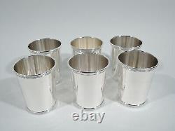 Alvin Mint Juleps S251 Set 6 Barware Julep Cups American Sterling Silver