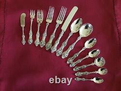 Alvin Old Orange Blossom Service de 13 pièces en argent sterling