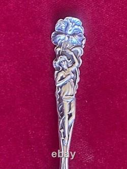 Alvin RAPHAEL. Maître beurre en argent sterling 7 1/8 Art Nouveau