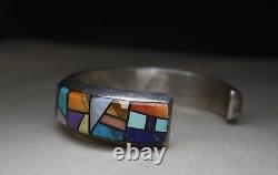 Alvin Yellowhorse bracelet en argent sterling avec turquoise amérindienne navajo
