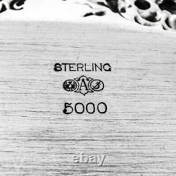 Art Nouveau Repousse Pin Tray Alvin Sterling Silver Mono