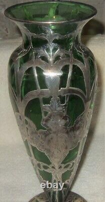 Art Nouveau Superposition Sterling Vase Alvin 12