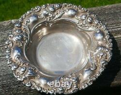 Bol en argent sterling repoussé antique Alvin, numéro de modèle 464