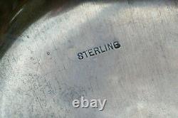 Bol en argent sterling repoussé antique Alvin, numéro de modèle 464