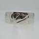 Bracelet Large En Argent Sterling 925 Haida Alvin Adkins, Gravé, Aigle, 7 Pouces