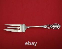 Chippendale Old By Alvin Sterling Argent Pâtisserie Fourche 3-tine 5 1/4 Antique