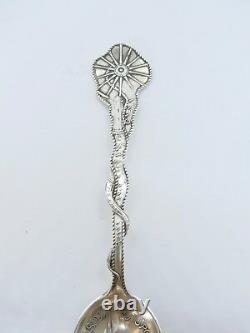 Collectible Alvin Sterling Silver Boston Massachusetts Souvenir Spoon (#1363)