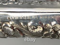Couteau et fourchette à rôtir en argent sterling Alvin Bridal Bouquet, grands modèles