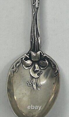 Cuillère à demi-tasse en argent sterling Raphael par Alvin 4 Nouveau Antique