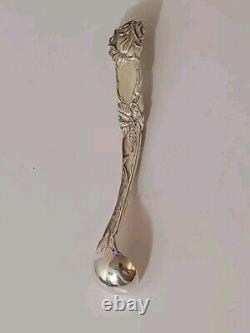 Cuillère à moutarde en argent sterling 925 Alvin Bridal Rose 1903