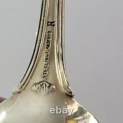 Ensemble de 4 cuillères à thé en argent sterling Alvin William Penn de 1907 - Sans monogramme