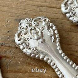 Ensemble de 6 Spatules à Beurre Alvin Raleigh en Argent Sterling Mono D