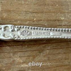 Ensemble de 6 Spatules à Beurre Alvin Raleigh en Argent Sterling Mono D