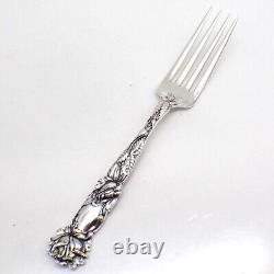 Ensemble de 6 fourchettes en argent sterling Alvin Bridal Rose 1903 sans monogramme