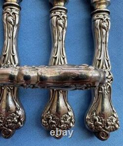 Ensemble de SIX couteaux de table en argent sterling Alvin Majestic de 9 pouces