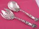 Ensemble De Service De Salade Sterling Alvin 2 Pièces Bridal Rose 1903 Sans Mono
