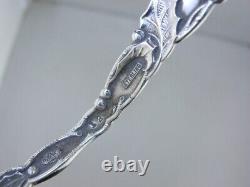 Filtre à thé en argent Sterling ALVIN Art Nouveau Baie de houx