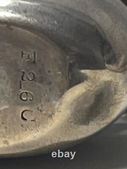 Flacon antique en argent sterling avec marquage Alvin f26c flacon féminin orné