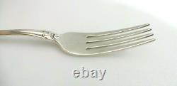 Fourchette à dîner en argent sterling solide Alvin Chateau Rose 7 1/8