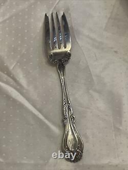 Fourchette de service en argent sterling Sorrento par Alvin 7 monogrammée