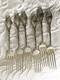 Fourchettes à Déjeuner En Argent Sterling Antique Alvin Monterey 1895 Mono Art Nouveau Lot De 6