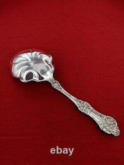Gorham-alvin Silver Co. Argent Sterling Old Orange Blossom Berry Spoon 181225a