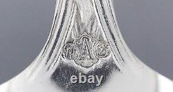 Jeu de 6 belles cuillères à café en argent sterling Alvin avec motif Fleur de Lis