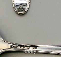 Le charme du Sud par Alvin Ensemble de 8 cuillères à soupe de crème en argent sterling de 6 3/8 pouces