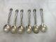 Lot Of 6 Alvin Sterling Silver Raleigh Chocolate Spoons 4.25'