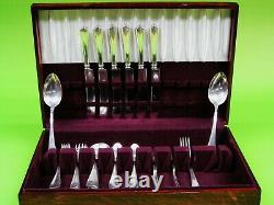 Maryland By Alvin Sterling Silver Flatware Set. 45 Pièces