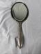 Miroir De Poche En Argent Sterling Alvin Avec Monogramme, Patine Antique, États-unis