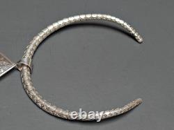 Pendentif Choker Narrateur Navajo Alvin Monte en Argent Sterling 14k & 925
