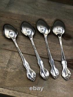 Pirouette par Alvin Ensemble de 4 cuillères à soupe en argent sterling 7'