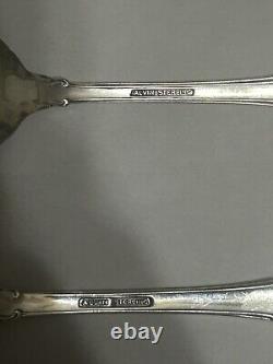Pirouette par Alvin Ensemble de couverts en argent sterling de taille régulière (4 pièces)