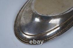 Plateau à pain ovale Vintage Alvin en argent sterling J1011 241g 12