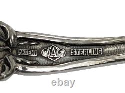 RARE Alvin Majestic Couteau à beurre de maître en argent sterling massif sans monogramme