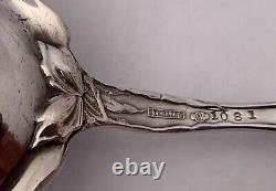 Rare Alvin Raphael Art Figural Nouveau Serling Silver Bonbonniere 10 Avec Irises