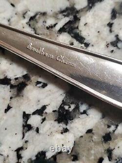 Rare Large Alvin Sterling Silver Southern Charm Stuffing Spoon 8 3/4 3oz/85g