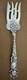 Rare Fourchette De Service En Argent Fancy Alvin Bridal Rose Grande Taille 9 1/8, Vers 1903