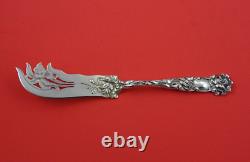 Rose nuptiale par Alvin Sterling Argent Couteau à fromage AS rare avec des roses 7 1/4