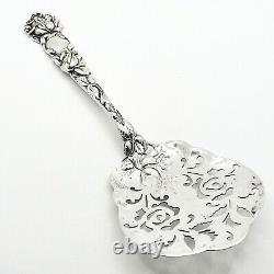 Serveur à tomate en argent sterling Bridal Rose Antique Alvin 68gr