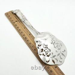 Serveur à tomate en argent sterling Bridal Rose Antique Alvin 68gr